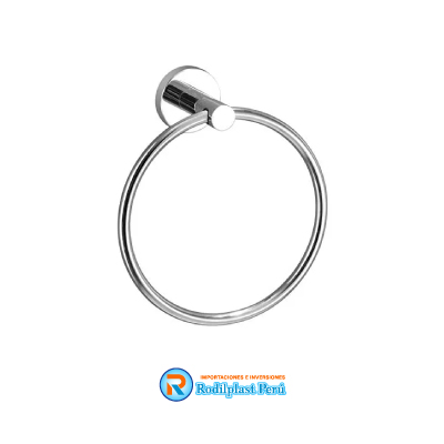 Anillo para Toalla de Pared â Acabado Cromado