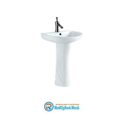 Lavatorio con Pedestal Frencia  (DiseÃ±o ClÃ¡sico(